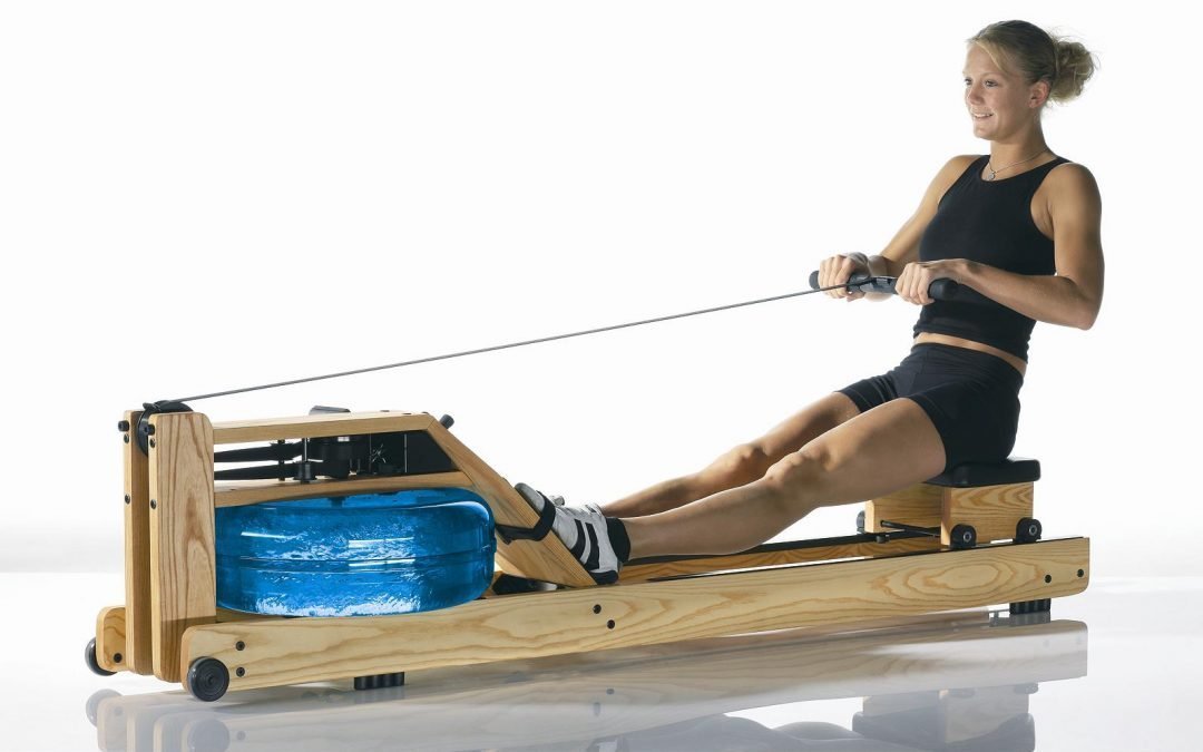 Rowing machine exercise